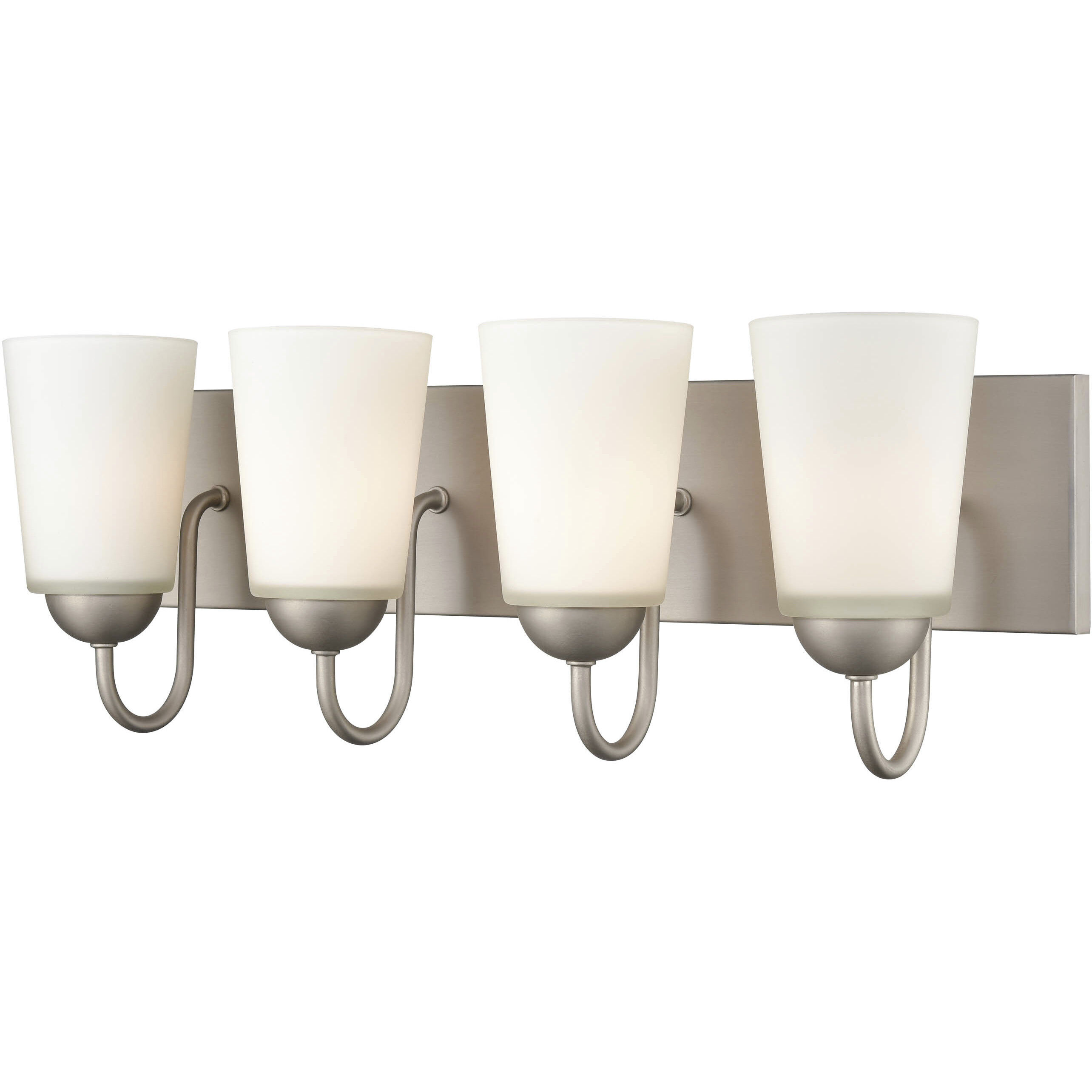 Ivey Lake 4 Light 21.5 inch Satin Nickel Bathroom Vanity Light Wall Light